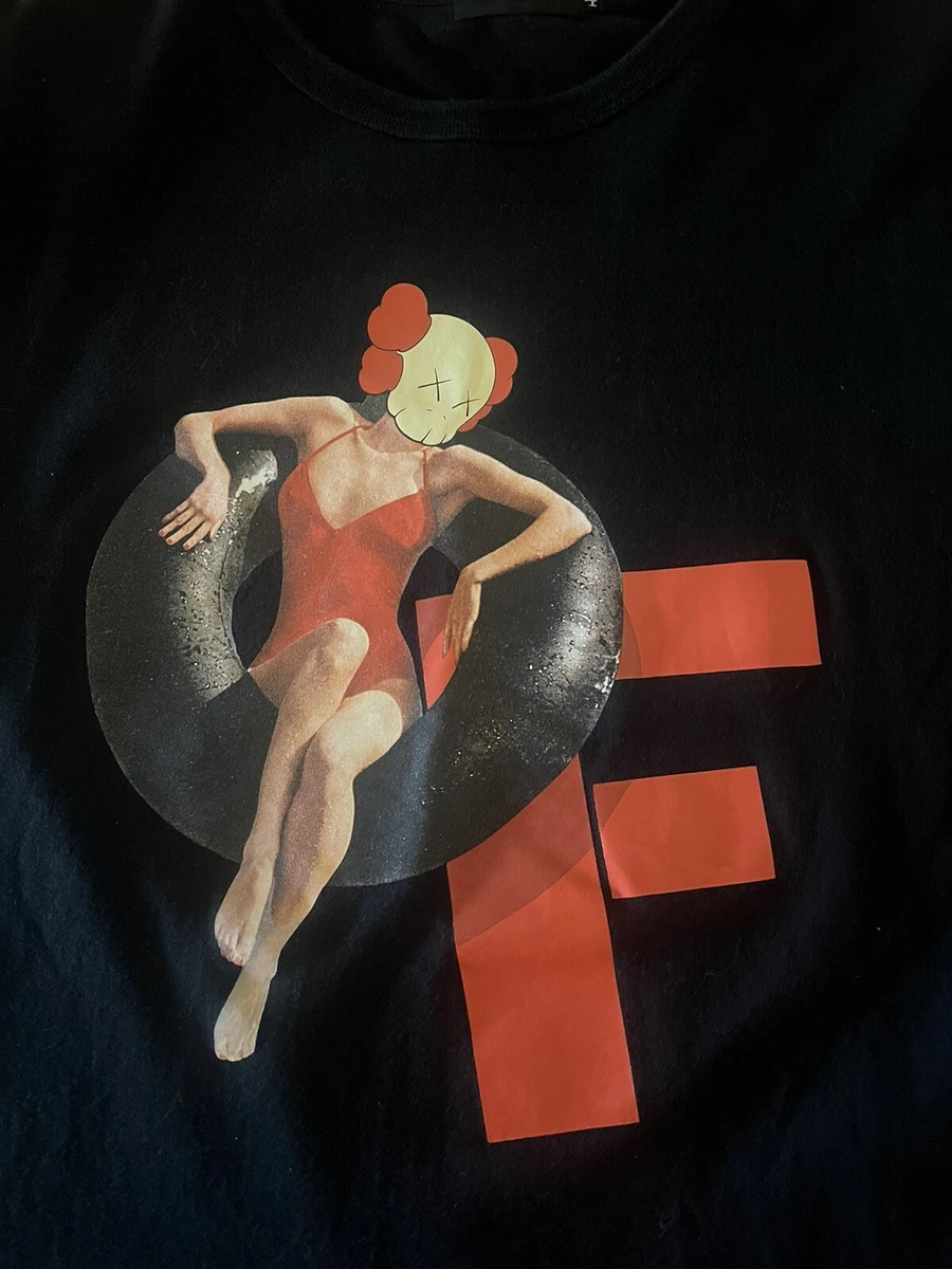 Vintage Kaws Original Fake T Shirt XL Supreme CPFM Bape Undercover Chrome Hearts