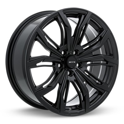 19 Inch Black Alloy Wheel Rim for Chevrolet Impala, RTX 81642 19x8.5 5x114.3 5Lu