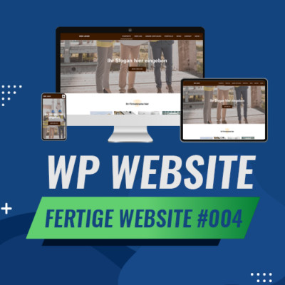 WordPress-fertige Website - Homepage Website | Architekt | Immo Template #004