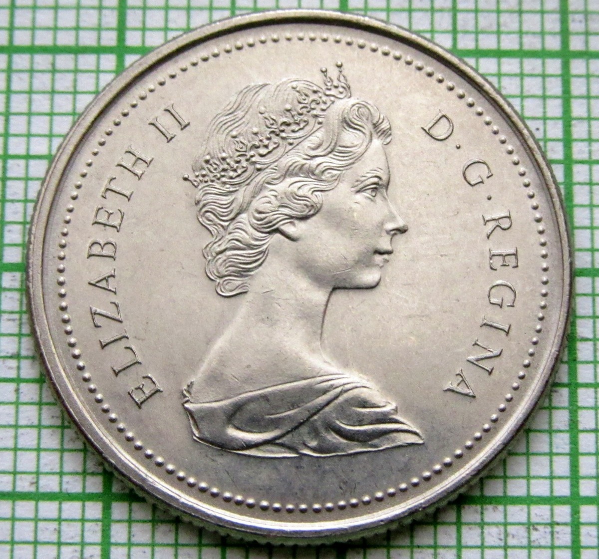 CANADA 1973 25 CENTS, Royal Canadian Mounted Police 100th