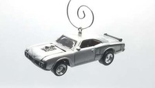 Christmas Ornament for 1970 Dodge Super Bee Silver