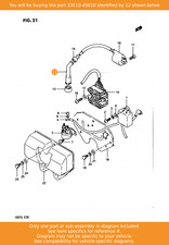 SUZUKI Cap, Spark Plug, 33510-45010 OEM