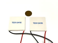 2 pcs 24V 40x40mm TES1-24115 Heatsink Thermoelectric Cooler Peltier Cooling E85
