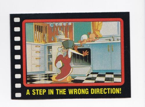 1987 Topps Who Framed Roger Rabbit Cards #13 A STEP ON THE WRONG DIRECTION! - Afbeelding 1 van 1