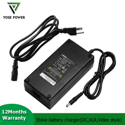 YOSE POWER Electric Bike Battery Charger Video XLR 3Pins DC2