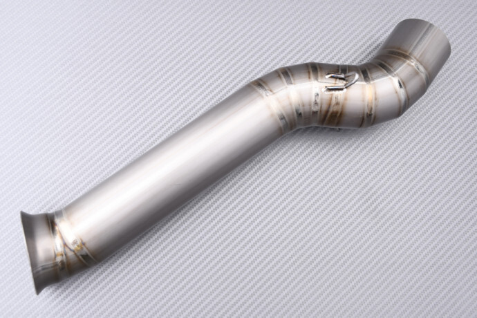 Raccord échappement titane 51mm CFMOTO 800 MT gain de poids et flux libre