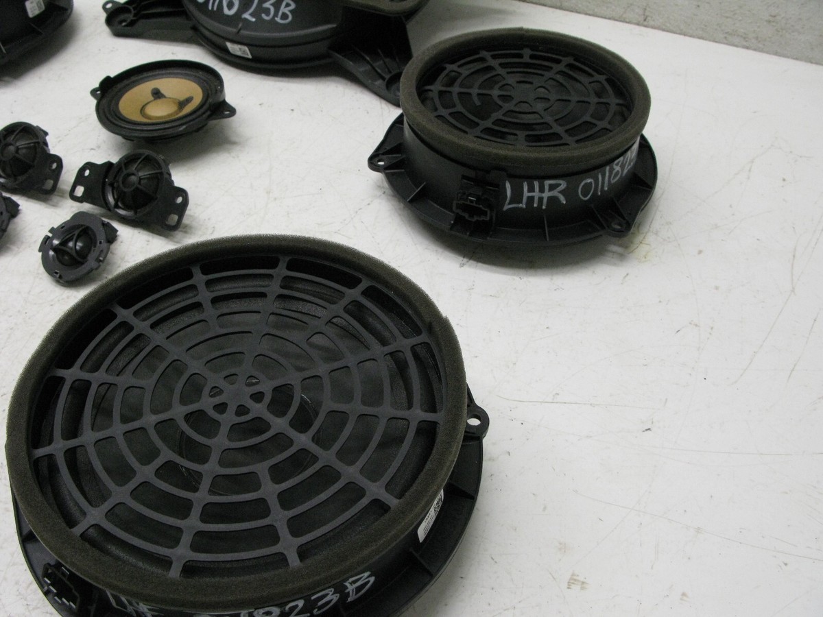 12-18 AUDI C7 A6 S6 DOOR TWEETER SPEAKER SET FRONT REAR LEFT RIGHT