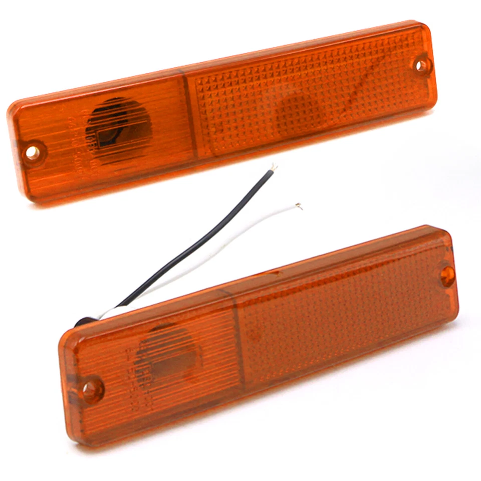 Orange Amber Side Marker Light Lamp Bulb For Jeep Cj5 Cj6 Cj7 Cj8 1945 - 1975 Foto 3 de 4