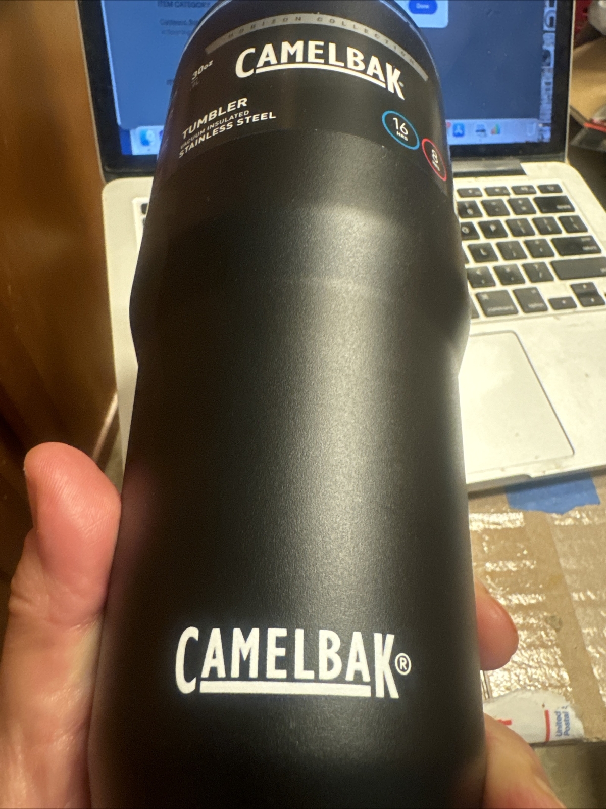 Camelbak 2390001085 Horizon 30 oz Tumbler, Insulated Stainless Steel Black NEW