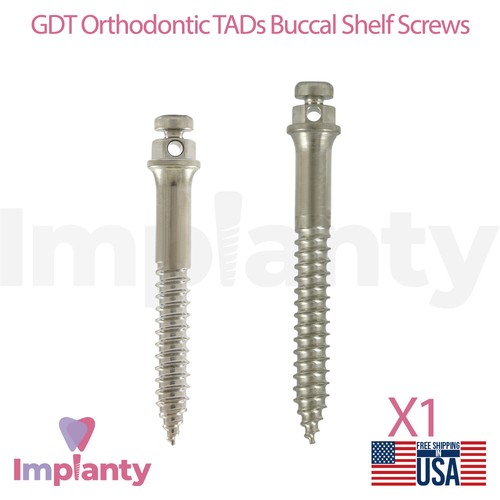 GDT Orthodontic Anchorage Buccal Shelf Screw TAD Dental SelfDrilling Sterile eBay