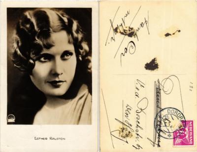 CPA AK ESTHER RALSTON Filmstar (568436)