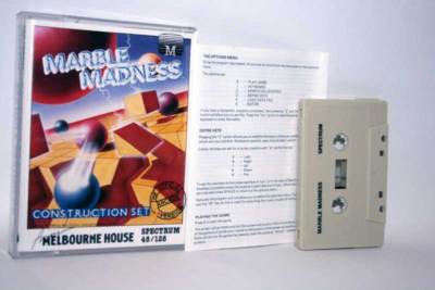 MARBLE MADNESS COSTRUCTION SET ZX SPECTRUM USATO OTTIMO