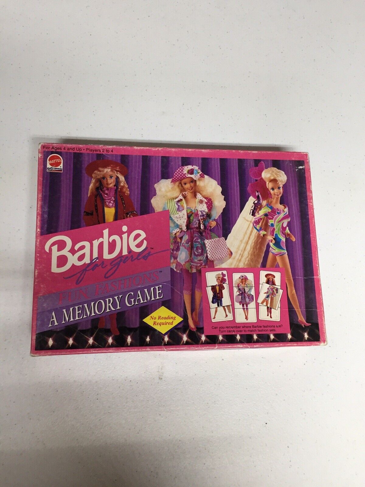 BARBIE Make-A-Match Memory Game NEW Sealed Free Shipping ! No Reading  Required