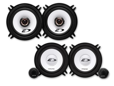 ALPINE 13cm Front/Heck Auto Lautsprecher Komplett-SET für DACIA (#147)