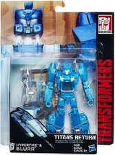 Deluxe Blurr and Hyperfire Transformers Generations Titans Return Hasbro