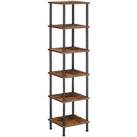 Regal BüCherregal Eckregal Standregal Industrial Lagerregal BüRo Vintagebraun