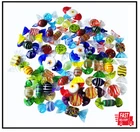 24Pcs Handmade Vintage Murano Style Various Glass Sweets Candy Ornaments Gift