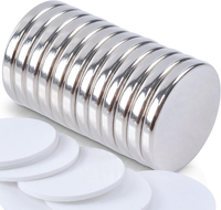 12 StüCk Neodym Magnete Selbstklebend, 20X3Mm Runde Flache Magnete FüR Magnettaf