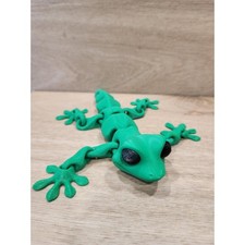 3D Printed Articulating Gecko, Fidget Toy, Desk Pet