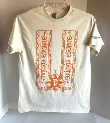 San Francisco Giants Filipino Heritage Night T-Shirt Mens M Baseball Barong 2023