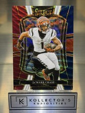 2025 Panini Select - Premier Level Ja'Marr Chase #157 Tri-Color Prizm /299