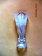 NACHTMANN  BLEIKRISTALLVASE Modell FLORENZ  Sternmuster    Höhe 24 cm dekorativ