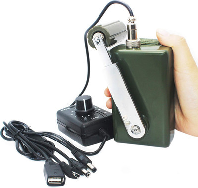 30W Hand Crank Generator Charger for Phones & Laptops - Portable Power Solution