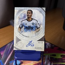 2025 Topps Chrome MLS Idan Toklomati Renaissance Auto RC Rookie #/20 Charlotte