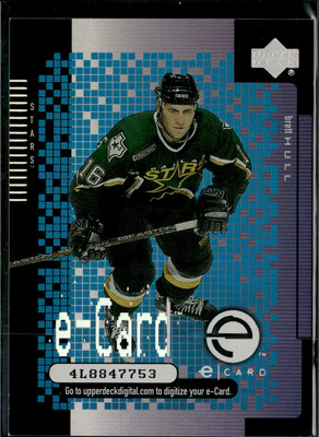 2000-01 Upper Deck #EC2 Brett Hull e-Cards Dallas Stars