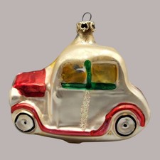 Vintage Glass Car Christmas Ornament Holiday Tree Decor Colombia
