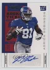 2012 Panini Contenders Rookie Ticket Variation /200 Adrien Robinson Auto 3y4