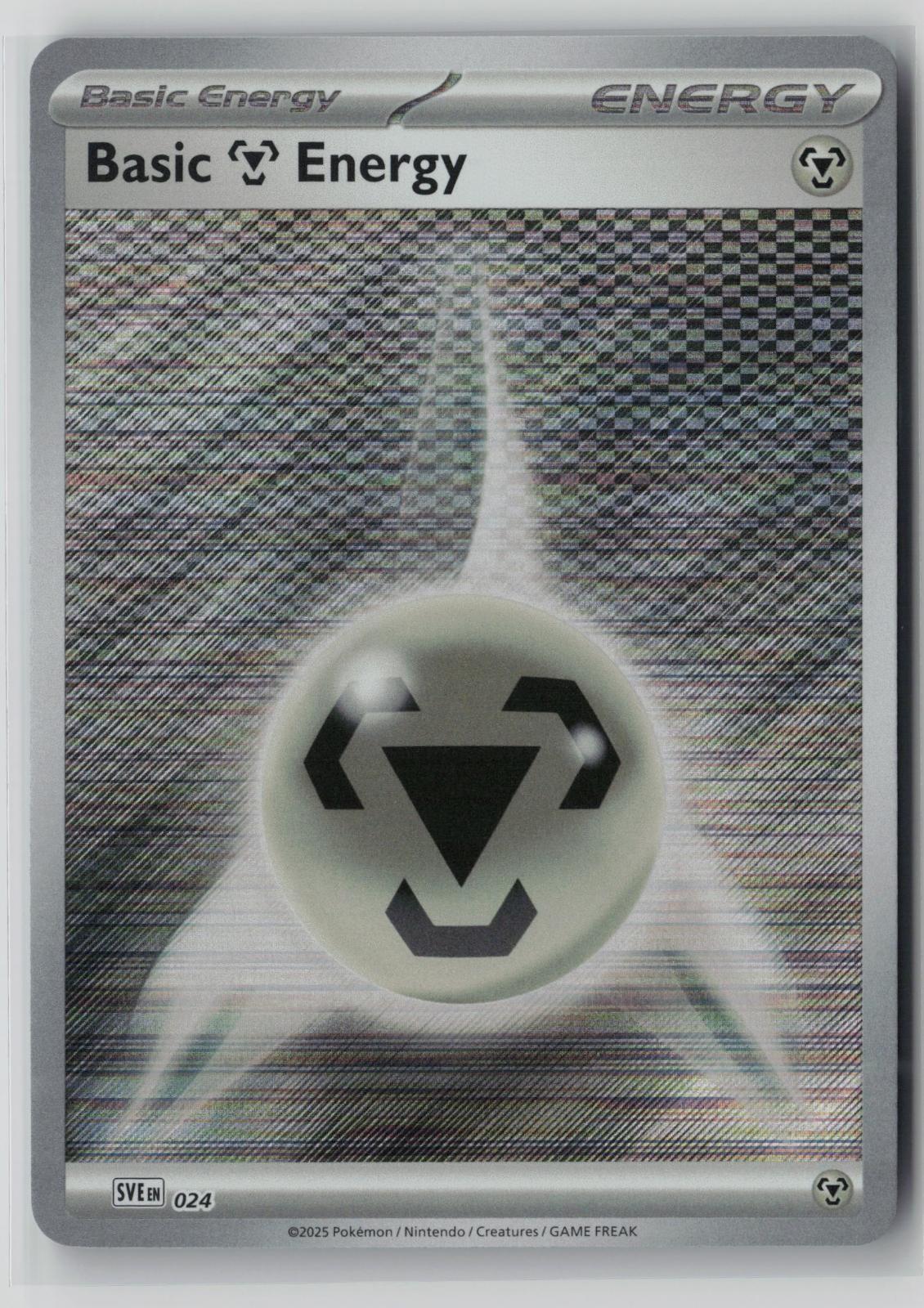 Basic Metal Energy 024 Scarlet & Violet Energies Reverse Holo Near Mint AK10