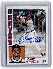 2025 Topps Archives #84FFA-NA Nacho Alvarez Jr. 1984 Fan Favorites Autograph