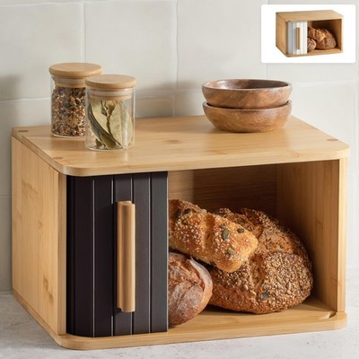 Praknu kleiner Brotkasten - FSC  Brotkasten aus Holz für Küche - hält Brot frisch...