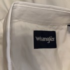 Wrangler White Long Sleeve Button Up Shirt M