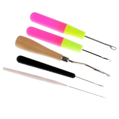 5 Stücke Latch Hook Häkelnadeln Für Haare/Micro Braid Dread Lock