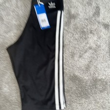 Adidas Women's 3 Stripe Bike Shorts XS BNWT