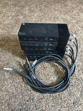 Lot of 6 Used Dell WD19/WD19s Docking Stations with tip cover missing