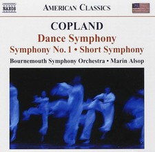 Copland: Sinfonia N. 1, Danze Sinfoniche / Marin Alsop, Bournemouth Symphony CD