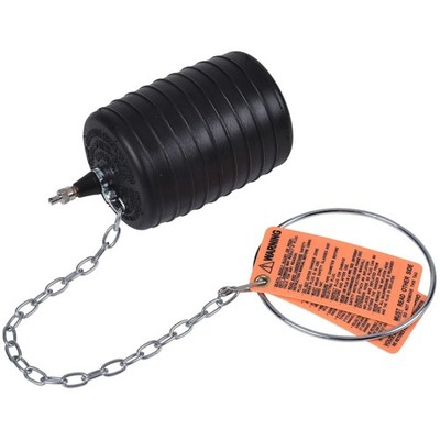 4'' Rubber -Ball Pipe Plug - Seals Out-of-Round Pipes
