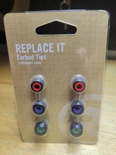 Radio Shack 18 Pcs Headphones Silicone Replacement Earbud Tips Universal