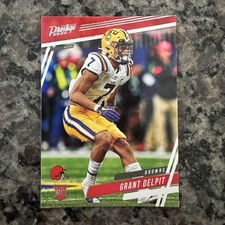 2020 Panini Prestige Rookie Card #239 Grant Delpit Cleveland Browns. rookie card picture