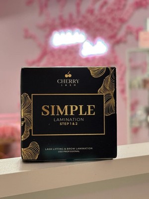 Cherry Simple Lamination Step 1 & 2 - Lash Lifting & Brow Lamination