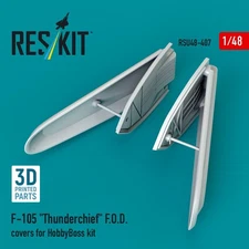 1/48 ResKit RSU48-0407 F-105 "Thunderchief" F.O.D. covers for HobbyBoss kit (3D