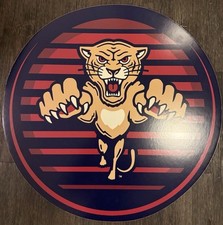 2026 NHL Winter Classic Florida Panthers Rare Logo Circle Sign Miami