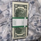TWO DOLLAR BILLS W/SEQUENTIAL SERIAL NUMBERS 100 x SERIES 2013 CRISP UNC BILLS — photo 3