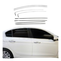 Fensterleisten Zierleisten FüR Fiat Tipo 2015-2026 Edelstahl Chrom 8Tlg