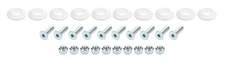 Allstar Performance 18681 Countersunk Bolt Kit White 10pk