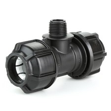 Philmac Compression Male T 355413 25mm 3/4" MDPE Pipe Fitting Metric / Imperial
