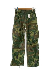 US.ARMY 70 Years Jungle Fatigue Pants Woodland Cargo Pants SizeXS Cotton